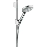 Hansgrohe AXOR Uno2 Brauseset mit Raindance Select S 120 3-jet Handbrause, 27987000, Farbe: Chrom