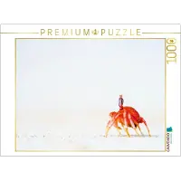 CALVENDO Puzzle Geisterkrabbe 1000 Teile Puzzle quer | 1000 pieces, finished size 25.2 × 18.9 in (64 × 48 cm) | Photo puzzle for happy hours