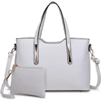 Sonstiges Miss Lulu Damen Handtasche Schultertasche Set Kunstleder