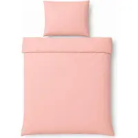 Cofi1453® Mikrofaser-Bettwäsche 135 x 200 cm mit verdecktem Reißverschluss - einfarbiges Design Rosa