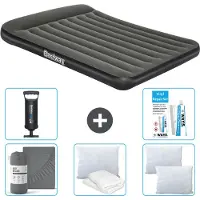 Bestway Luftmatratze – 2-Personen – 152 x 203 x 30 cm – Grün – im Lieferumfang enthalten Zubehör