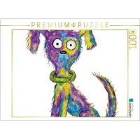 CALVENDO Puzzle Hund 1000 Teile Puzzle quer | 1000 pieces, finished size 25.2 × 18.9 in (64 × 48 cm) | Photo puzzle for happy hours