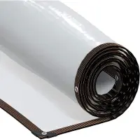 Syfax Transparente Plane mit Ösen 1x6 m Polyethylen