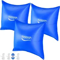 B2X Poolkissen-Set, 3-teilig, 120 x 120 cm, reißfest, für den Winter geeignet