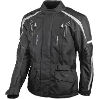 GMS Dayton Motorrad Textiljacke, schwarz/grau, M