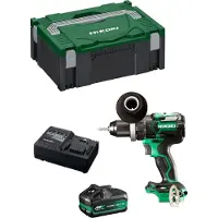 HiKOKI Bohrschrauber DS36DCB1X (1 x 4,0Ah/8,0Ah + UC18YSL3 + Koffer HSC II)