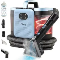 Olvy Waschsauger PRO Dampfreiniger Polstermöbel – Carpet Cleaner inkl. Zubehör & Teppichreiniger, Nasssauger für Sofa, Matratze, Auto & Teppiche
