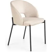 Halmar Essensstuhl K373 - beige / schwarz