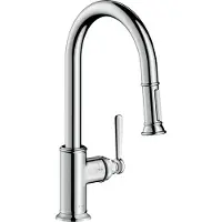Axor Montreux Einhebel-Küchenmischer DN 15, 180, mit Ausziehbrause, 16581000