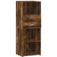 Syfax Highboard Räuchereiche 45x42,5x124 cm Holzwerkstoff