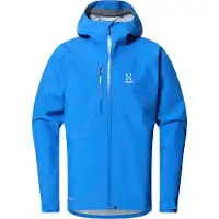 Haglöfs Herren Front Proof Regenjacke Electric Blue S