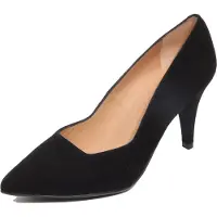 Unisa G3736 decollete donna black suede shoes women