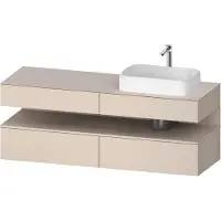 Duravit QA4778083830010 QAT KWTU WH Ek. 1600x550x600 Tp. Smt