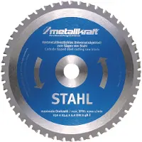 MetallKraft Sägeblatt für Stahl Ø 230 x 2,0 x 25,4 mm Z48