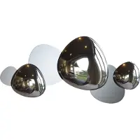 Maytoni Jack-stone LED-Wandlampe, 79 cm, nickel