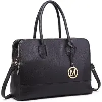 Sonstiges Große Miss Lulu Damen Handtasche Schultertasche Laptoptasche 2-in-1 Elegant Schwarz
