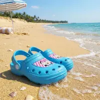 Disney Minnie Maus Kinder Mädchen Clogs Badeschuhe – Blau / 30/31