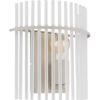 Globo Wandleuchte Gorley sandbraun mit Glas