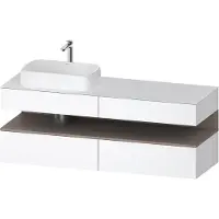 Duravit QA4777043180000 QAT KWTU WH Eck 1600x550x600 Wß Mt. H