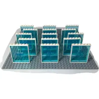 LEGO 50x Fenster 1x6x6, Weiß