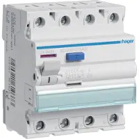 Hager CJG440D FI-Schalter 4 polig 6kA 40A 30mA Typ G/A Nennstrom vorsicherbar