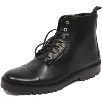 Selected G2468 anfibio uomo HOMME schwarz Leder Vintage-Effekt Stiefel Mann