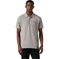 Levi's für Herren. 35883-0004 Hm graues Poloshirt (S), Lässig, Baumwolle, Kurzarm