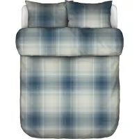 Marc O'Polo Marc O' Polo Flanell-Bettwäsche-Garnitur Phia Farbe Stormy blue Größe 200x220+2x80x80