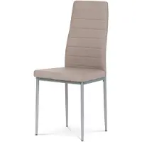 Autronic Moderner Esszimmerstuhl Dining Chair, Trüffelfarbe