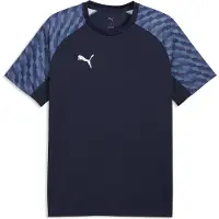 Puma teamLIGA26 Jersey Jr, 140, Navy White-Blue Horizon