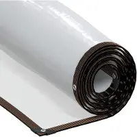 Syfax Transparente Plane mit Ösen 5x10 m Polyethylen