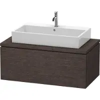 Duravit Konsolenunterschrank L-CUBE 400 x 1020 x 547 mm eiche dunkel gebürstet
