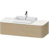 Duravit Waschtischunterschrank Happy D.2 Plus 130x55cm, 1 A, f AWT, B mit., Medit. Ei