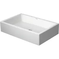 Duravit Aufsatzbecken VERO AIR o ÜL HLB 60x38cm geschli o Hahnloch weiß weiß