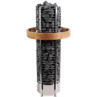 Sawo Saunaofen TOWER-HEATER ohne Steuerung,9,0 kW Leistung, mit Ofenreling in Red Cedar