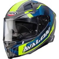 Caberg Avalon X Optic Helm, grau matt/gelb, L (59/60)