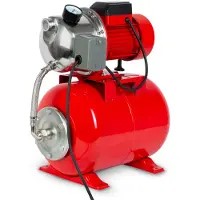 Eberth Hauswasserwerk 3600 L/h Förderleistung, 5 bar Förderdruck, 750 Watt Leistung, Pumpe mit Druckschalter für Automatikbetrieb, selbstansaugend