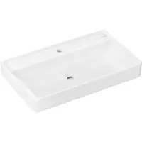 Hansgrohe Waschtisch Xanuia Q 800x480mm, m Hahnl., o. ÜL, SC, weiß