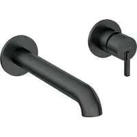 Lomadox Unterputz-Waschbeckenarmatur, 2-teilig, schwarz, SILIA-30