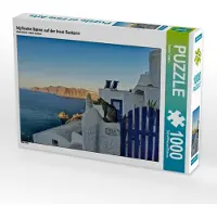 CALVENDO Idyllische Szene auf der Insel Santorin 1000 Teile Puzzle quer 640x480mm, Tewes Rainer; 7412860