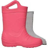 Reis Kinder Gummistiefel gefüttert | Regenstiefel mit Einstiegshilfe Pink 32/33
