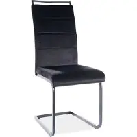Feldmann-Wohnen Esszimmerstuhl Küchenstuhl Set H-441 schwarz 6er Set