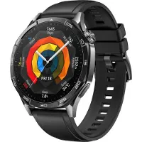 Huawei Watch GT 5 46mm Smartwatch, kunstvolles Design, fortschrittliche Lauf- und Fahrradfunktionen, Gesundheitsüberwachung, 14-tägige Batterie, iOS & Android-kompatibel, schwarz