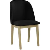 Mirjan 24 Stuhl Monti I, Esszimmerstuhl aus Buchenholz, 45x45x83 cm (Holzfarbe: Sonoma Eiche, Stofffarbe: Kronos 07)