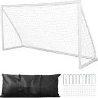 StarTech.com Fussballtor Profi - Outdoor Soccer-Tor - Tragbares Fussballtor - Stadionqualitat - Sportliche Outdoor Torwand - Erwachsene & Kinder - Garten Fussballtraining - 371 x 121,5 x 183 cm