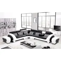 Xl Moebel Gmbh Ecksofa L-Form 2x Hocker Sofa Couch Design Grau Polster Leder Moderne Sofas Neu