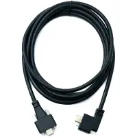 System-S USB 3.1 Gen 2 Kabel 2 m Typ C Stecker zu Stecker Panel Mount Winkel Left Right Angled 10 Gbit/s 100W