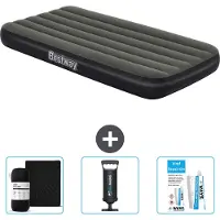 Bestway Luftmatratze - 1 Person - 99 x 188 x 28 cm - Blau - Inklusive Zubehör