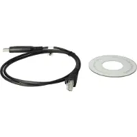 VHBW USB Programmierkabel kompatibel mit Motorola Maxtrac M1225, M860, 840, 50, 100, 300, 820 Funkgerät, schwarz