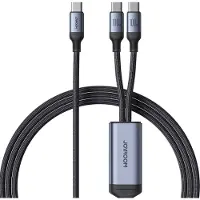 JOYROOM SA21-1T2, 1,5 m, USB C, 2 x USB C, Schwarz